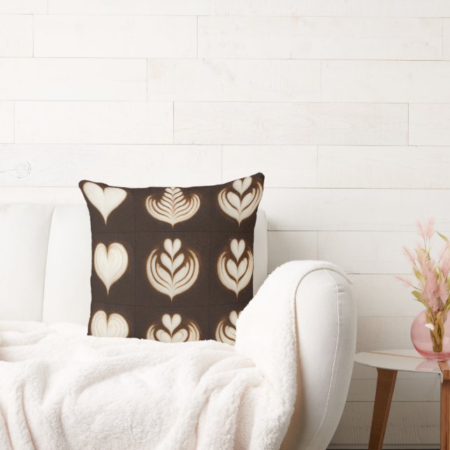 Latte  throw pillow (Couch)