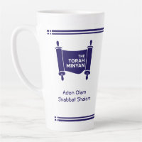 LATTE: TORAH MINYAN, ADON OLAM SHABBAT SHALOM 17oz