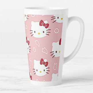 Latte une tasse qui express un chaton mignon