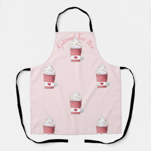 Latte & Whipped Cream (Pink) Apron