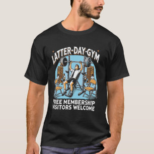 Latter-Day Gym Missionary LDS Church Funny Mormon T-Shirt