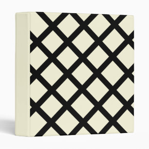 Lattice Binder (Cream & Black)
