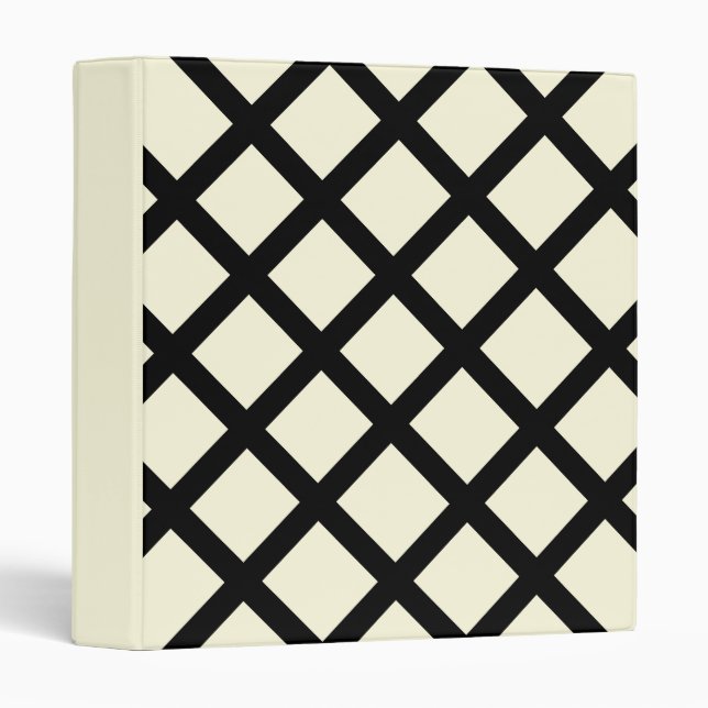 Lattice Binder (Cream & Black) (Front/Spine)
