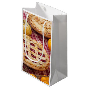 Lattice Cherry Pie And Apple Pie Small Gift Bag
