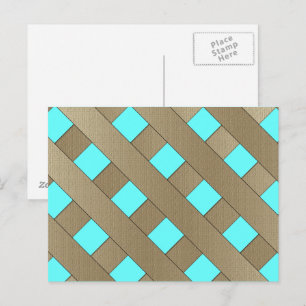 Lattice Fence by Shirley Taylor Postcard
