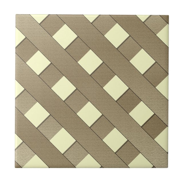 Lattice Fence by Shirley Taylor Tile (Front)