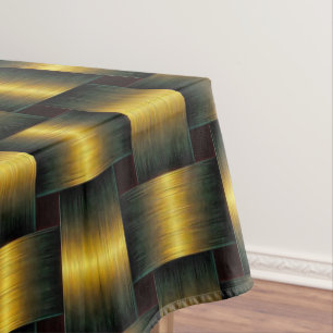 Lattice Gold Tablecloth