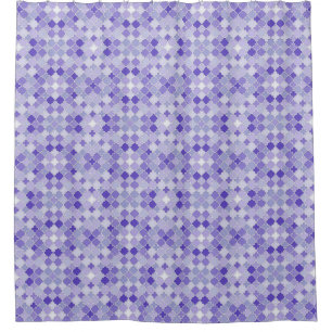 Lattice Quatrefoil Pattern Indigo and Persian Blue