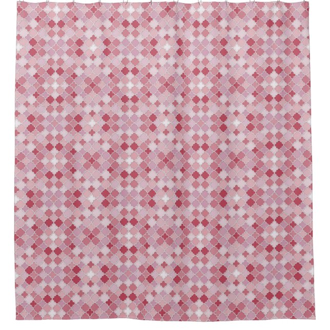 Lattice Quatrefoil Pattern Southwest Muted Pinks (Front)
