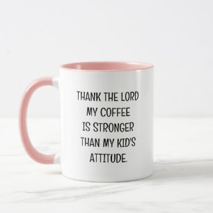 L'attitude drôle de l'enfant Sassy Mug pour maman
