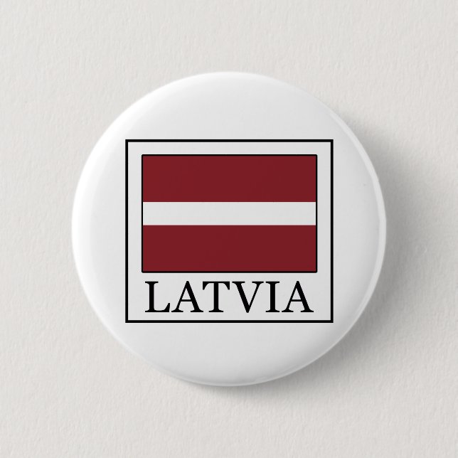Latvia 2 Inch Round Button (Front)