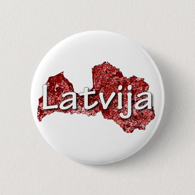 Latvia 2 Inch Round Button (Front)