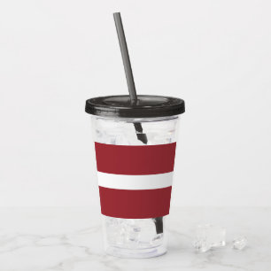 Latvia Acrylic Tumbler