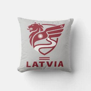 Latvia Baltic State Northern Europe Throw Pillow