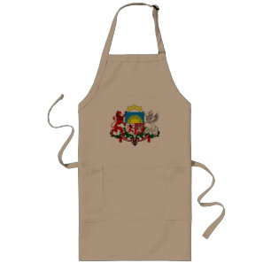 Latvia Coat of Arms Apron
