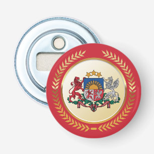 Latvia Coat of Arms Bottle Opener