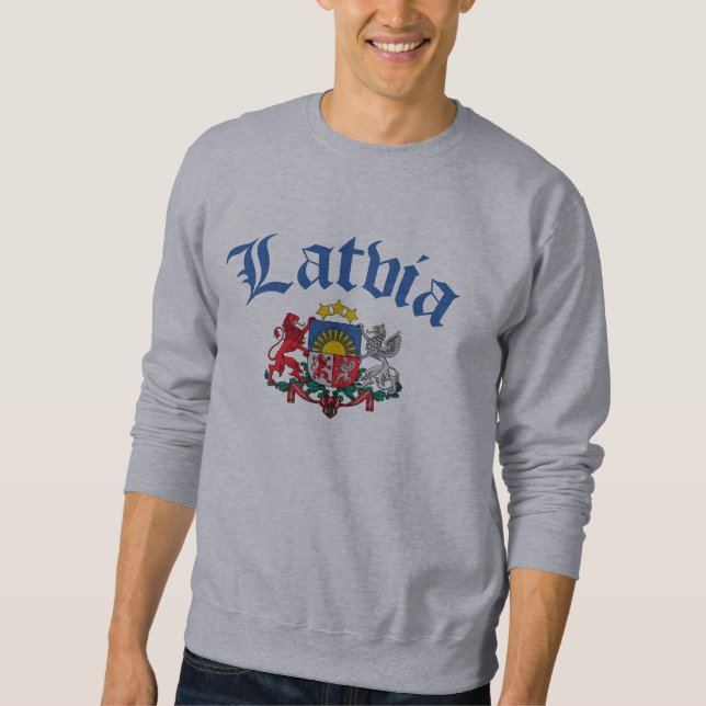 Latvia Coat of Arms Sweatshirt (Front)
