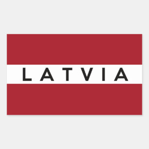 latvia country flag text name sticker