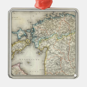 Latvia, Estonia Metal Ornament
