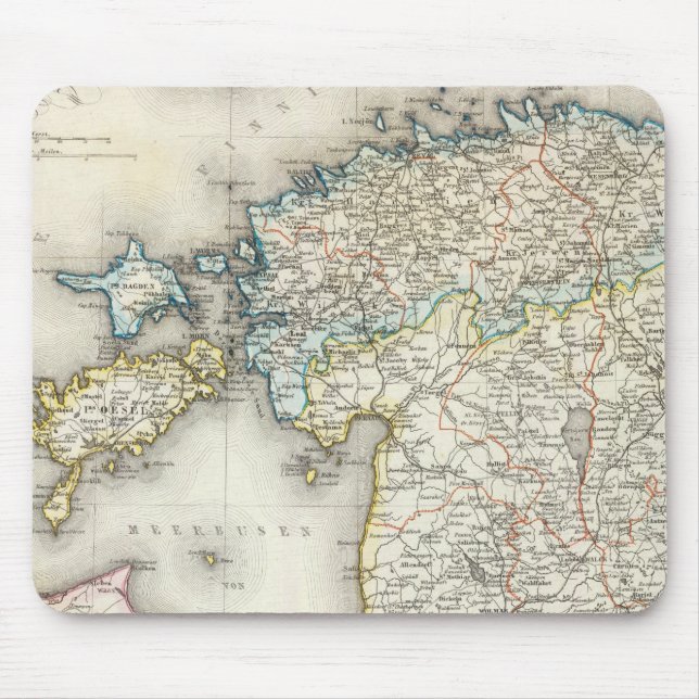 Latvia, Estonia Mouse Pad (Front)