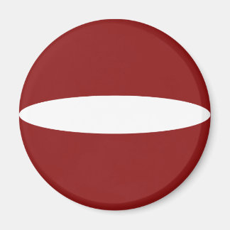 Latvia Fisheye Flag Magnet