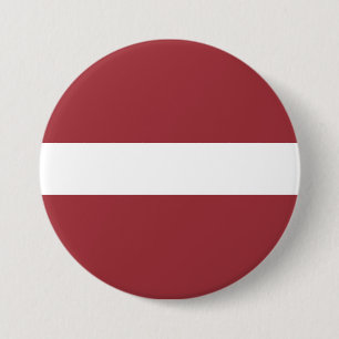 Latvia Flag 3 Inch Round Button