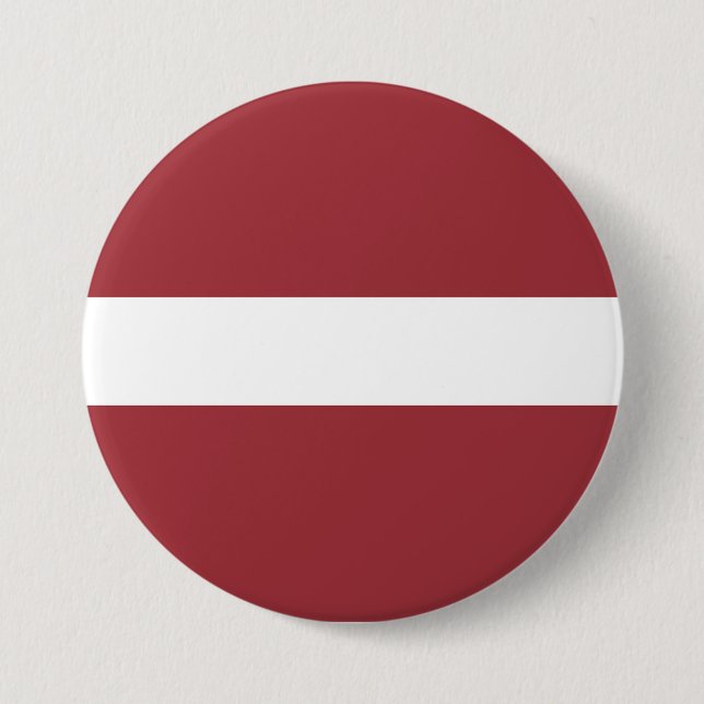 Latvia Flag 3 Inch Round Button (Front)