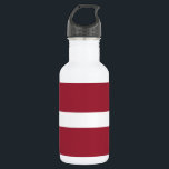 Latvia Flag 532 Ml Water Bottle<br><div class="desc">Patriotic flag of Latvia.</div>