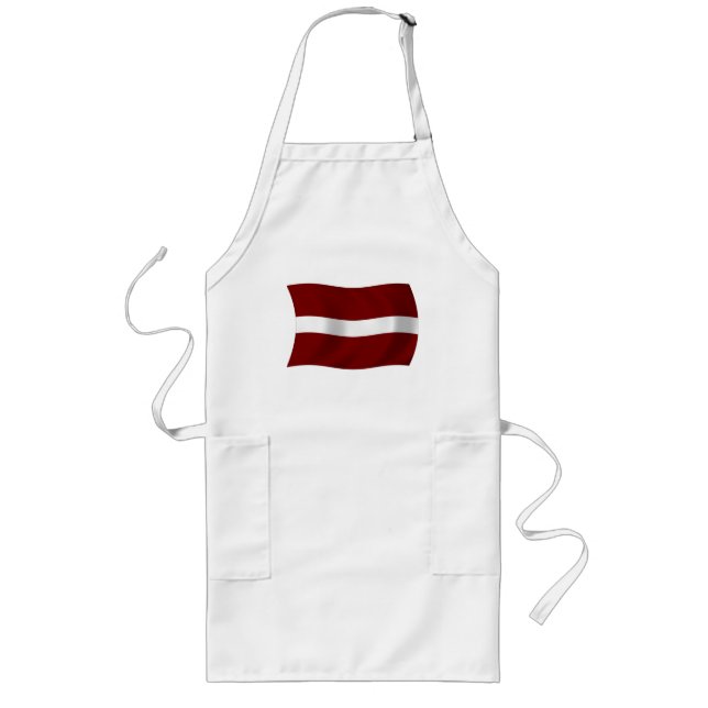 Latvia Flag Apron (Front)