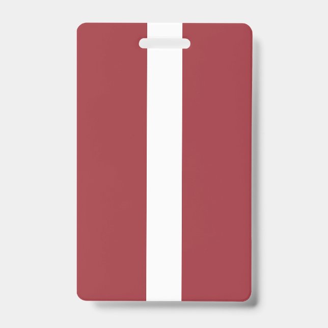 Latvia Flag Badge (Front)