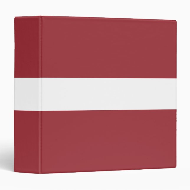 Latvia Flag Binder (Front/Spine)