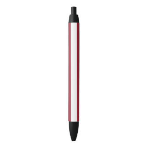 Latvia Flag Black Ink Pen