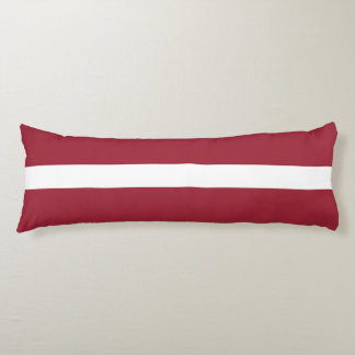 Latvia Flag Body Pillow