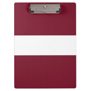 Latvia flag clipboard