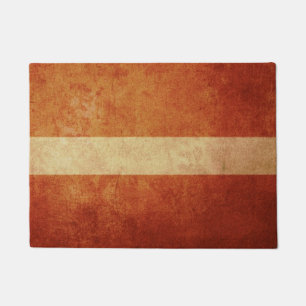 Latvia Flag Doormat