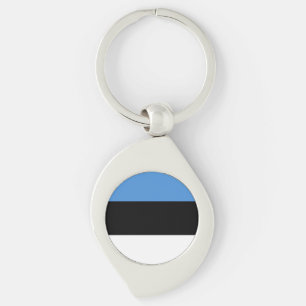 Latvia Flag Keychain