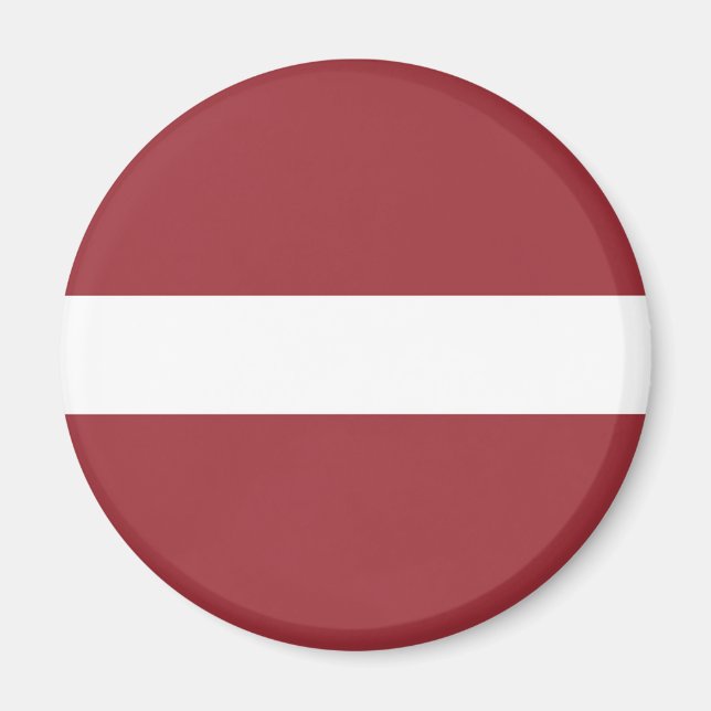 Latvia Flag Magnet (Front)