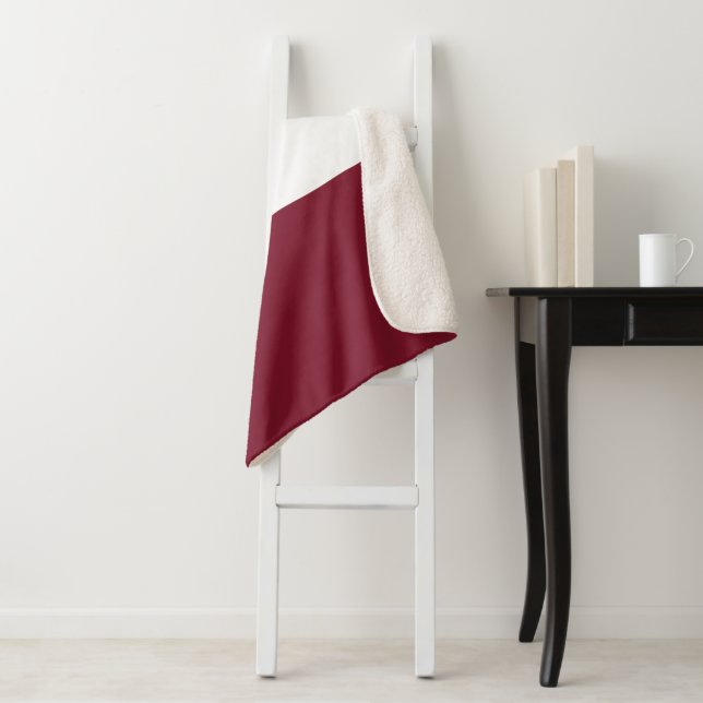 Latvia flag sherpa blanket (In Situ)