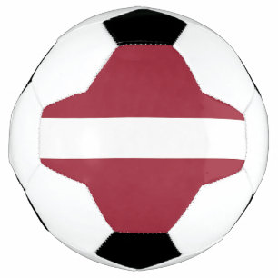 Latvia Flag Soccer Ball