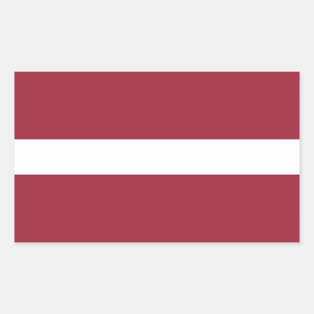 Latvia Flag Sticker (Front)