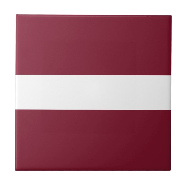 Latvia flag tile (Front)
