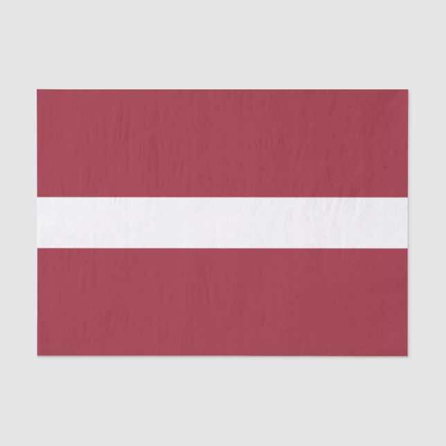 Latvia Flag Tissue Paper (Front)