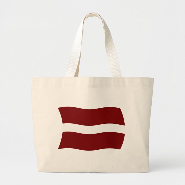 Latvia Flag Tote Bag (Front)