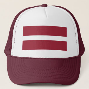 Latvia Flag Trucker Hat