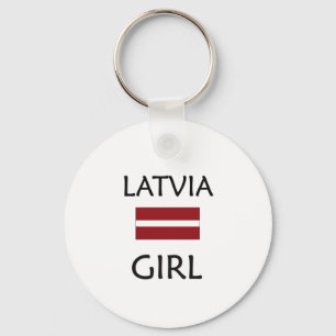 LATVIA GIRL KEYCHAIN