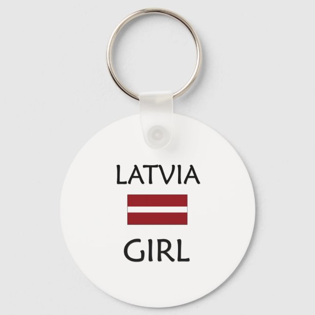 LATVIA GIRL KEYCHAIN (Front)
