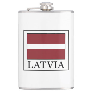 Latvia Hip Flask