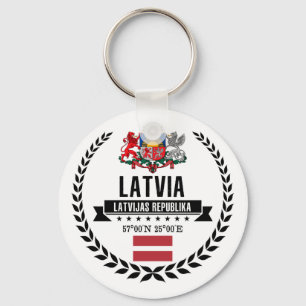Latvia Keychain