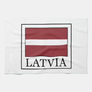 Latvia Kitchen Towel