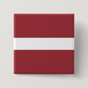 Latvia (Latvian) Flag 2 Inch Square Button
